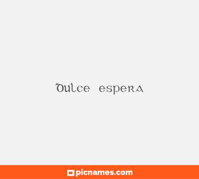 Dulce espera